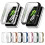 For Samsung Galaxy Fit 3 Full Coverage TPU Electroplated Watch Protective Case(Black) 6