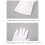 Labor Protection White Anti-sweat Cloth Thickened Gloves 1 Pair 7