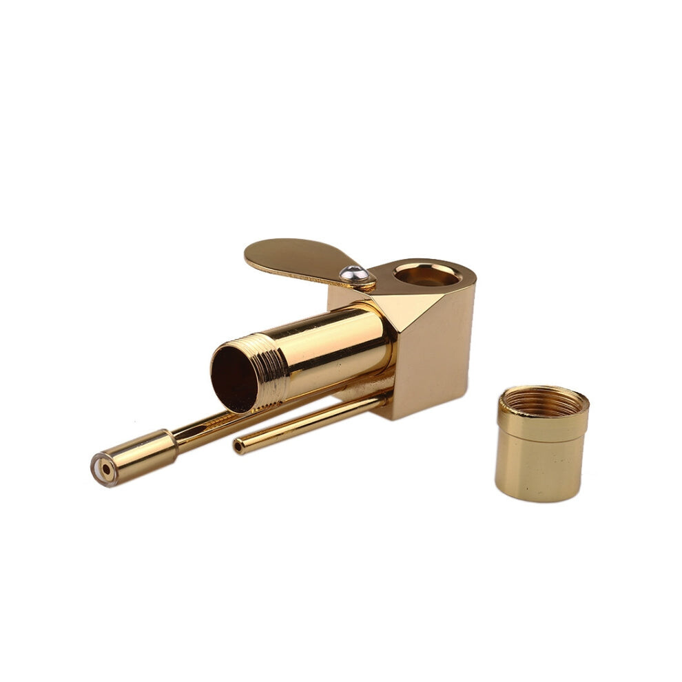 Metal Brass Pipe Golden Removable Small Pipe