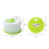 Multifunctional Vegetable Dehydrator Large Capacity Kitchen Drain Basket Household Grater Slicer(Green) 4