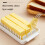 Transparent Large Capacity Butter Cut Storage Box(White) 7