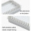 Transparent Large Capacity Butter Cut Storage Box(White) 4
