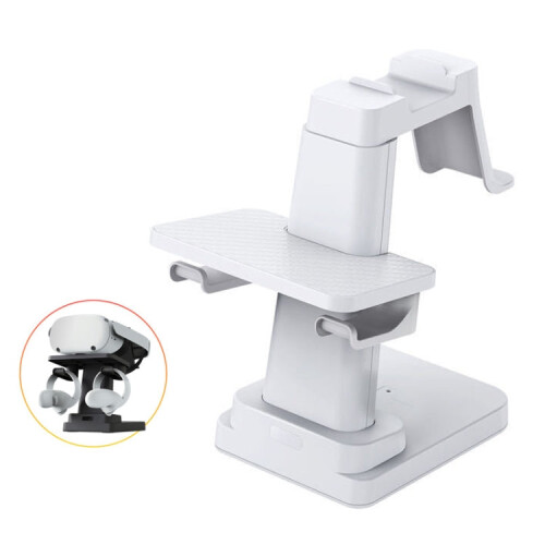 VR Head Display All-In-One Machine Handle Bracket For PICO4/Meta Quest/ Rift S/HTC(White) 1