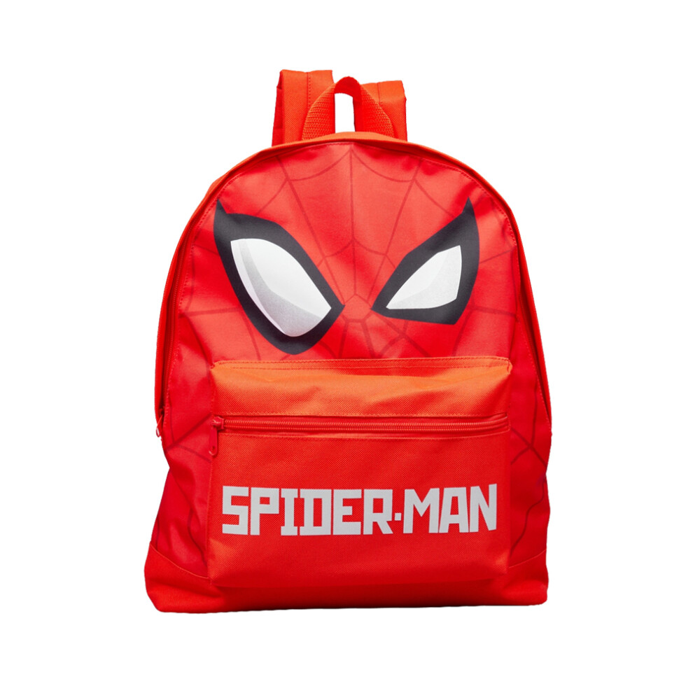 Spider-Man Eyes Roxy Backpack School Bag Red Rucksack Kids Mask