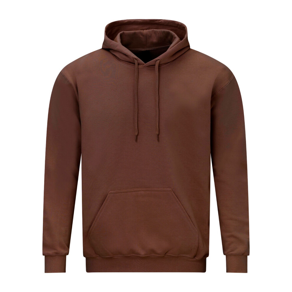 (XL, Cocoa) Gildan Unisex Adult Softstyle Fleece Midweight Hoodie