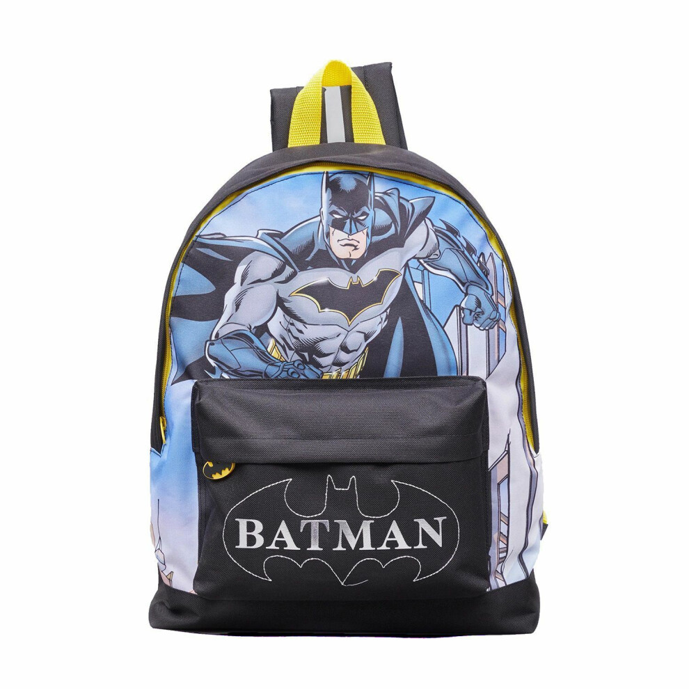 Batman Childrens Roxy Backpack School Bag Black Rucksack Kids