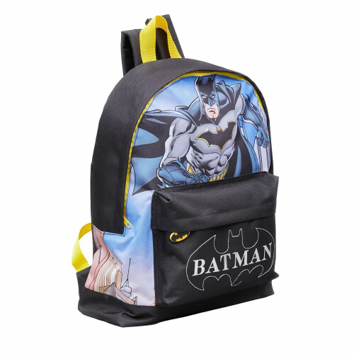 Batman Batman Childrens Roxy Backpack School Bag Black Rucksack Kids 1