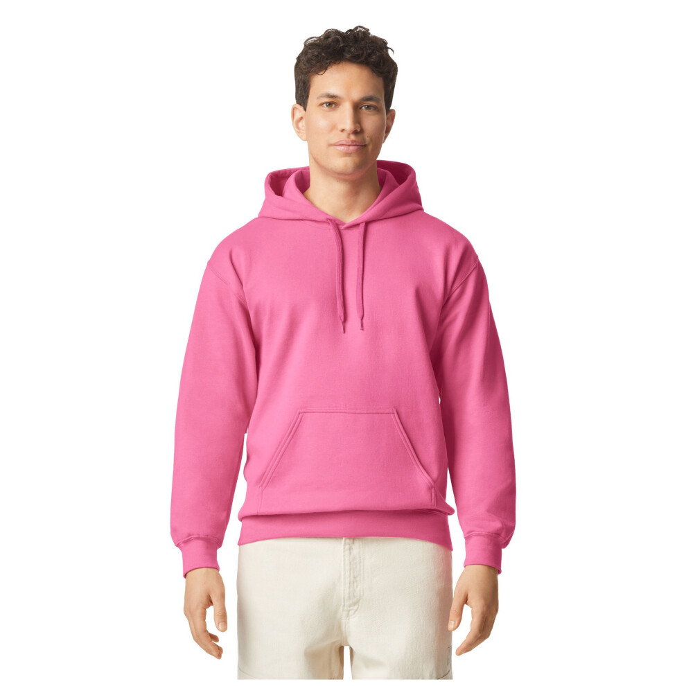 (XXL, Pink Lemonade) Gildan Mens Midweight Soft Touch Hoodie