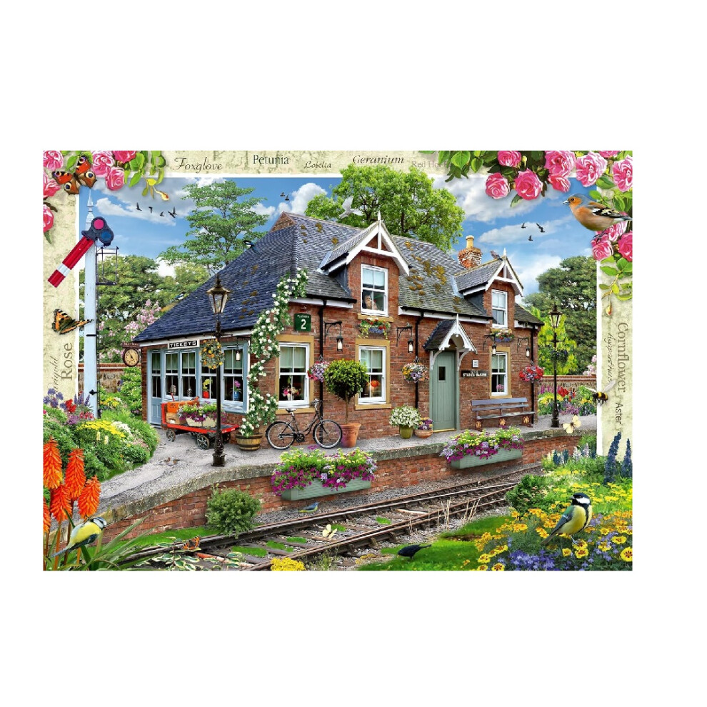 Ravensburger Railway Cottage Country Cottage Collection No 13 Jigsaw Puzzle