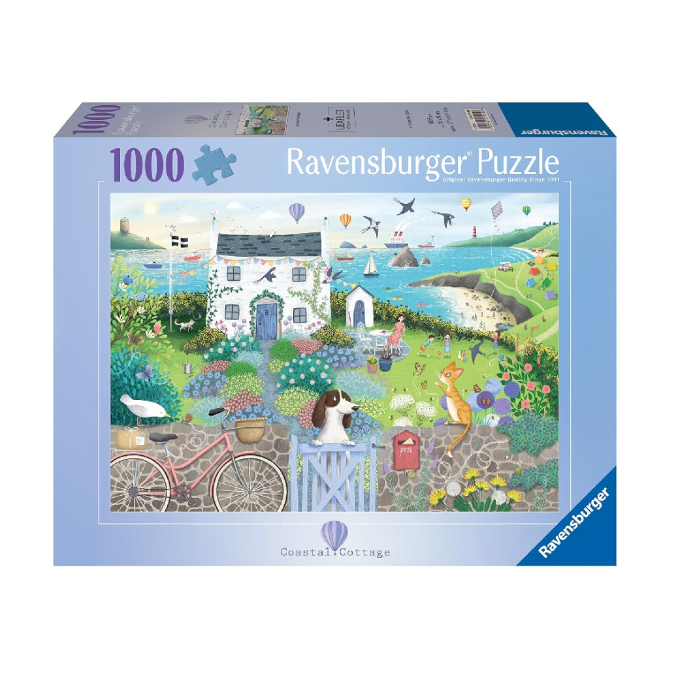Ravensburger Coastal Cottage 1000 Piece Jigsaw Puzzle