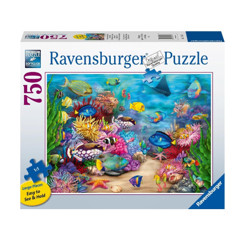 Ravensburger Ravensburger Tropical Reef Life 750 Piece Jigsaw Puzzle Large Format