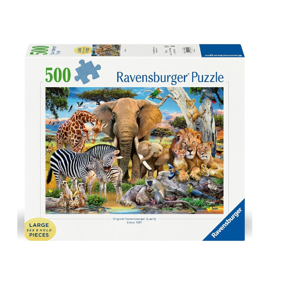 Baby Animal Love 500 Piece Jigsaw Puzzle