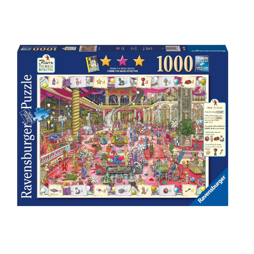 Ravensburger Pierre The Maze Detective 1000 Piece Jigsaw Puzzle
