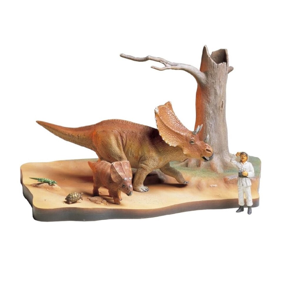 60101 Chasmosaurus Dinosaur Diorama Set Model Kit