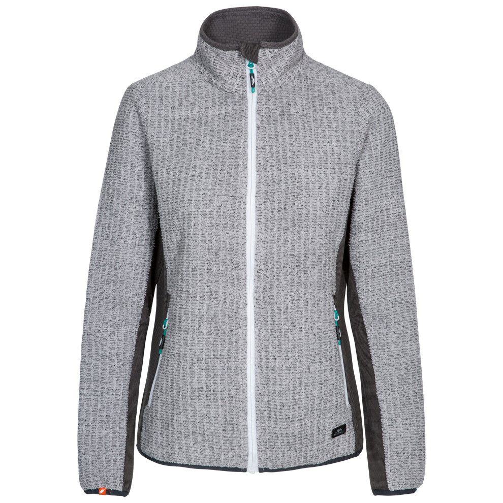 (10, Grey Marl) Trespass Womens Fleece Jacket Full Zip Liggins