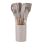 (Cream) 12 Pieces Silicone Kitchen Cookware Utensils 1