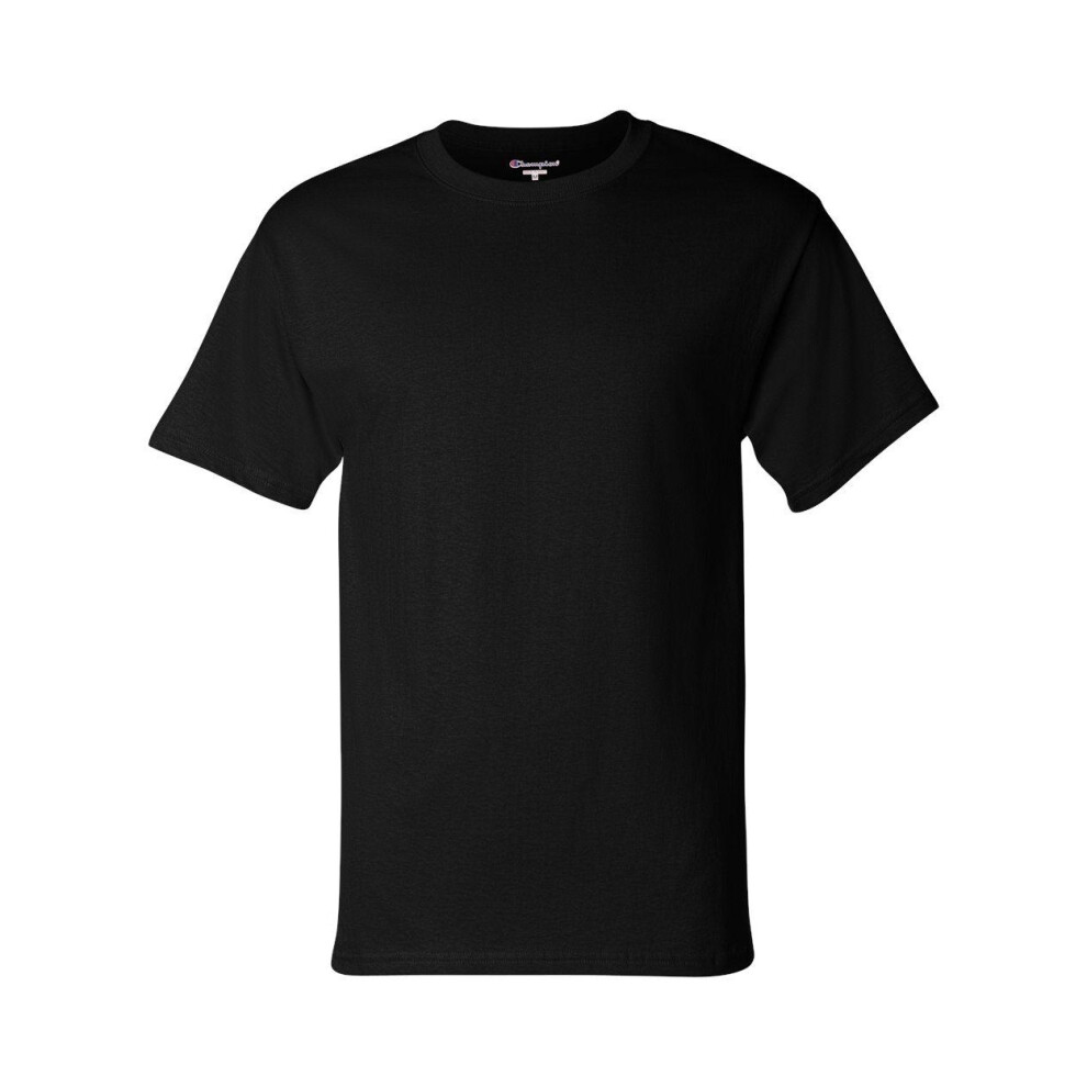 (L, Black) Champion Short Sleeve T-Shirt