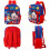 Disney Mickey Mouse Wiggle Giggle Deluxe Backpack Boys Blue Children School 7