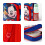 Disney Mickey Mouse Wiggle Giggle Deluxe Backpack Boys Blue Children School 8