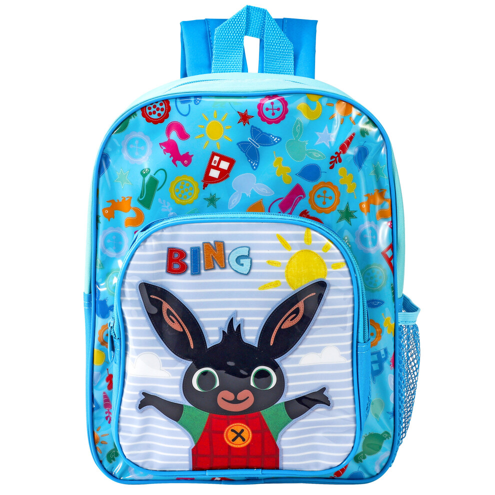 Bing Bunny Rabbit Deluxe Backpack Boys Children School Rucksack Kids