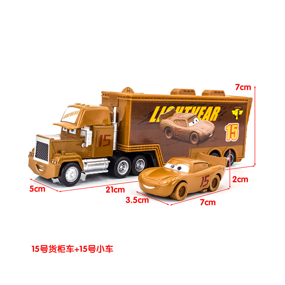 (NO.15) Pixar Cars McQueen King Racer Truck Car Kids Toy Set-image-OPC-PFBHDFB-NEW