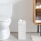 Wooden Multi-purpose Bathroom Toilet Roll Storage Unit Compact Shaker 9