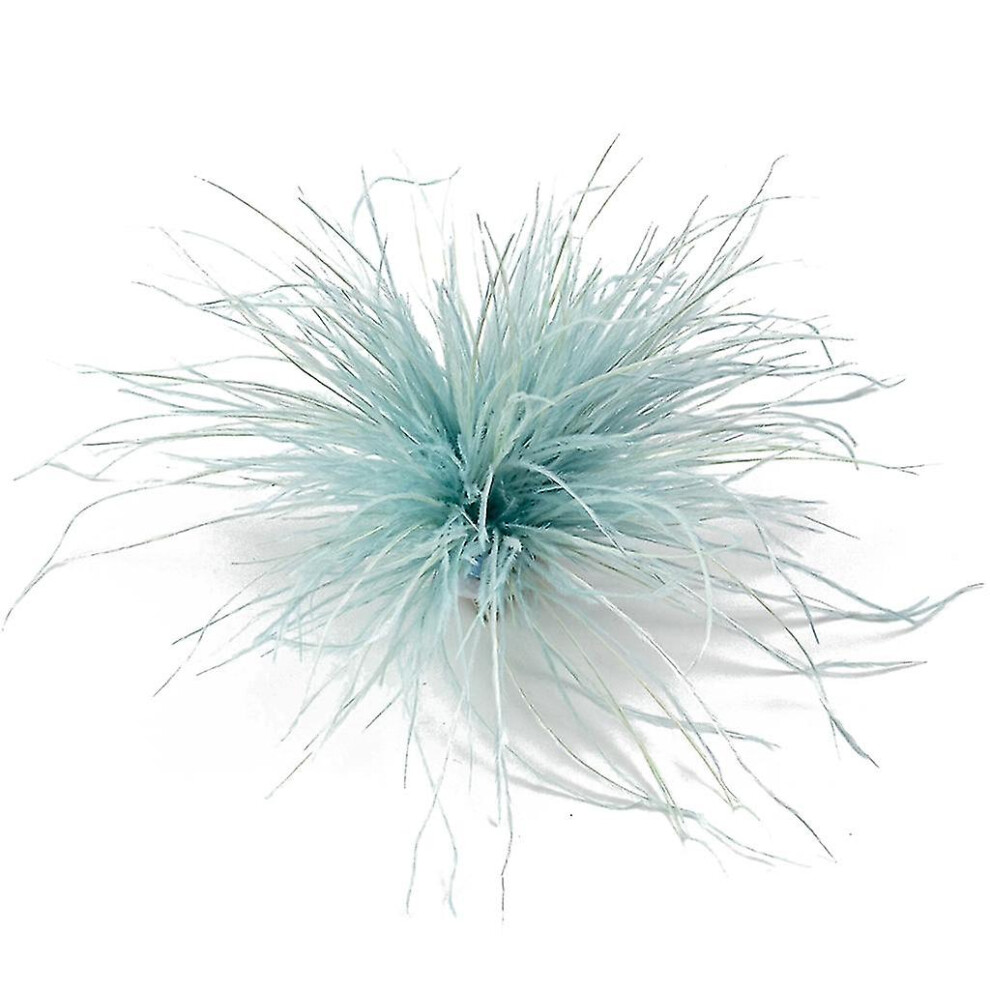 Feather Brooch Scarf Clip Jewelry Accessories Women Clothing Decorations