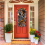 Halloween Screaming Door Hanging Terrifying Wreath Witch 2
