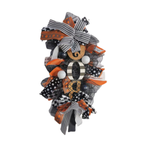 Halloween Screaming Door Hanging Terrifying Wreath Witch 2
