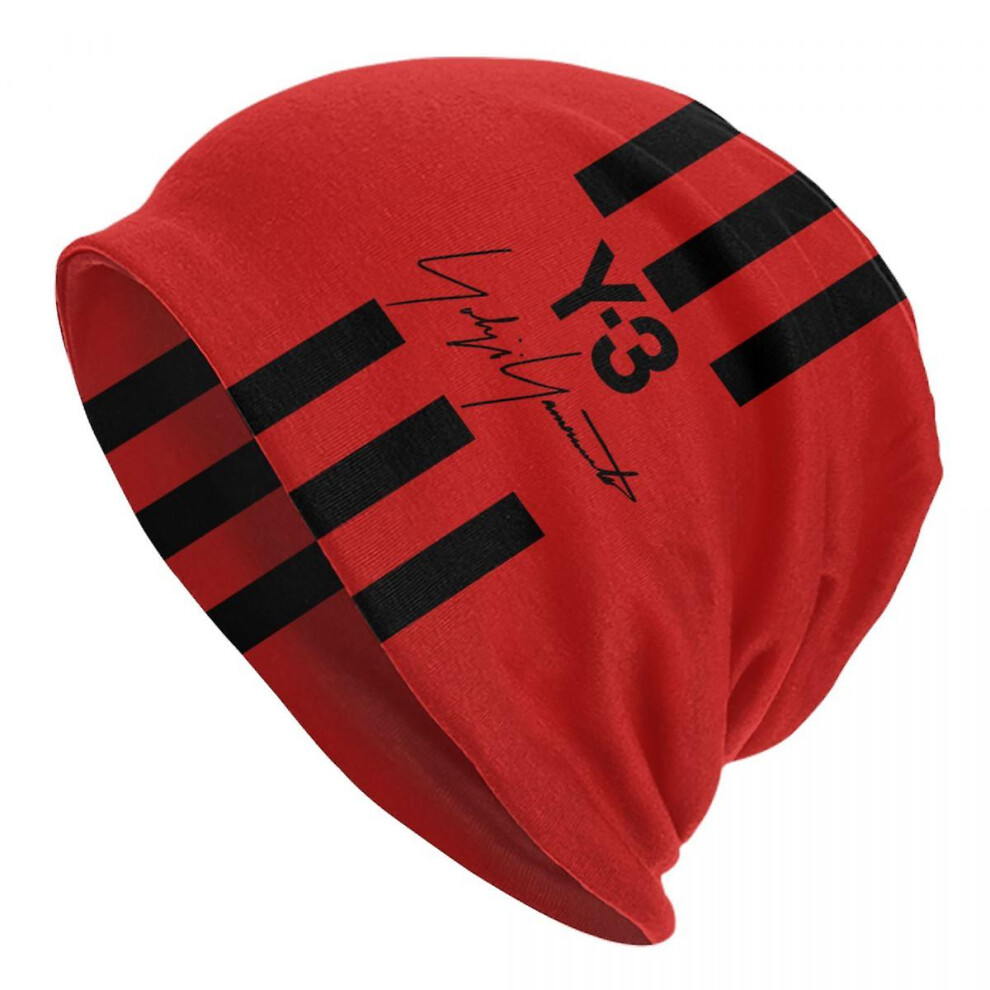(13) Yohji Yamamoto Skullies Beanies Caps For Men Women Unisex Outdoor Winter Warm Knitted Hat Adult Bonnet Hats