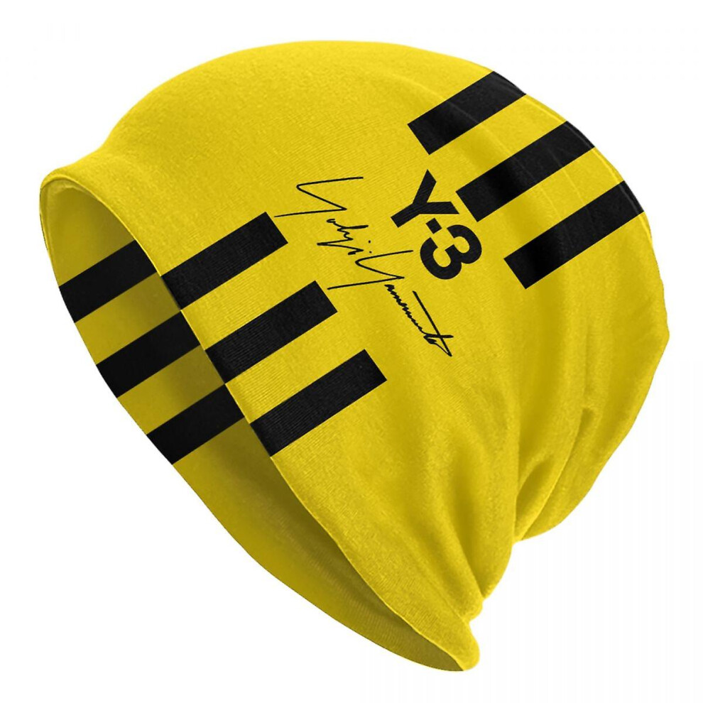 (14) Yohji Yamamoto Skullies Beanies Caps For Men Women Unisex Outdoor Winter Warm Knitted Hat Adult Bonnet Hats