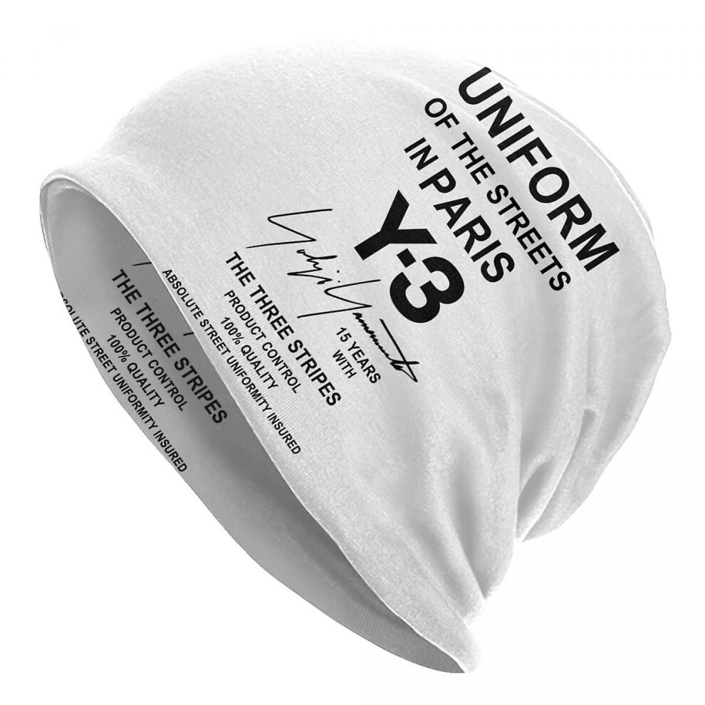 (7) Yohji Yamamoto Skullies Beanies Caps For Men Women Unisex Outdoor Winter Warm Knitted Hat Adult Bonnet Hats