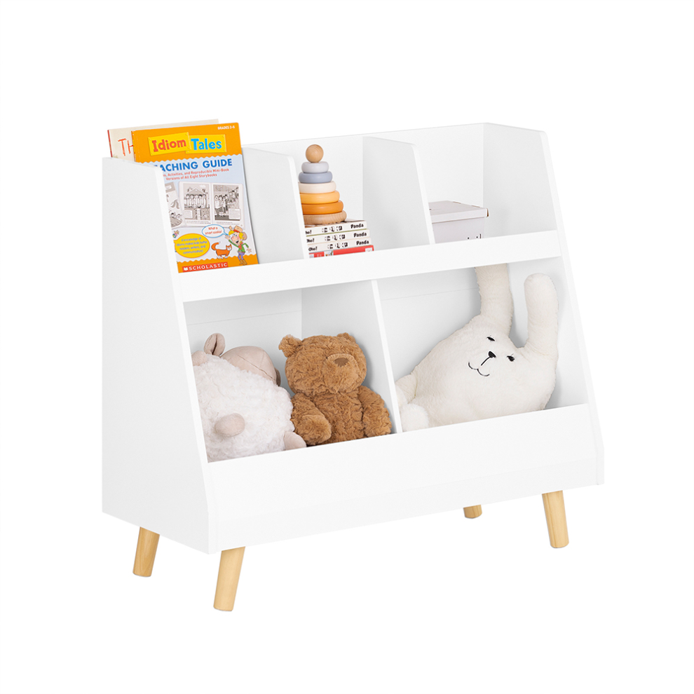 SoBuy® KMB19-W, Children Kids Bookcase Book Shelf Storage Display Rack