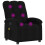 VidaXL vidaXL Massagesessel Schwarz Stoff 1
