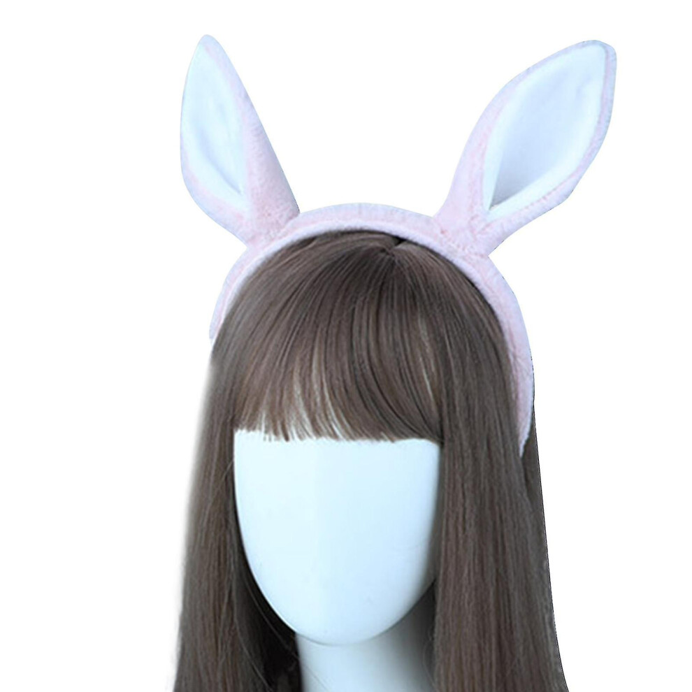 (Pink) Horse Ear Headband Hand-made Simulation Animal Furry Ears Lolita Headwear