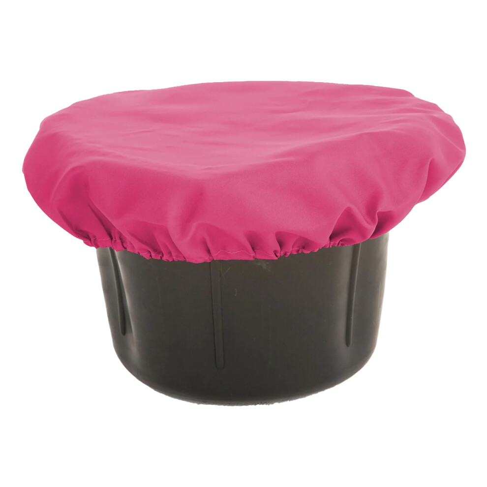 (One Size, Hot Pink) Roma Brights Horse Feed Bucket Cover