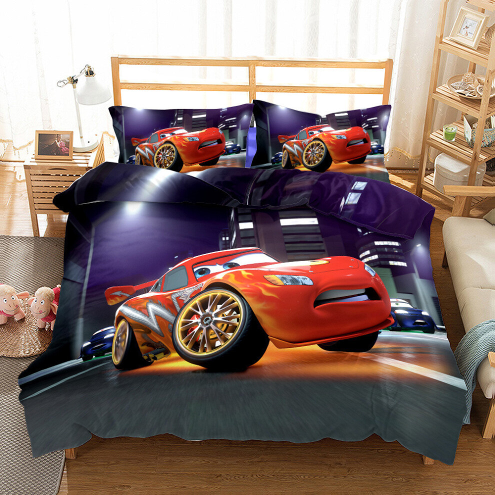 (Car GJ04, Double-200*200cm) Cars Theme Duvet Covers Single Double Bedding Sets