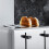 Tower Tower Sera Grey Pyramid Kettle 4 Slice Toaster & Canisters Kitchen Set 10