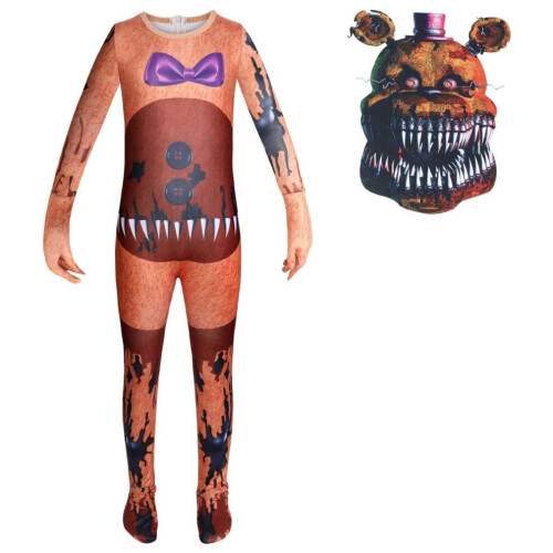 (Set 13, 5-6 Years) Five Nights At Freddy FNAF Costume Christmas Party ...