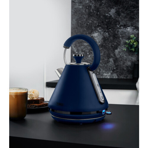 Bread Bin Tower Kettle And Toaster Set Midnight Blue Dark Blue