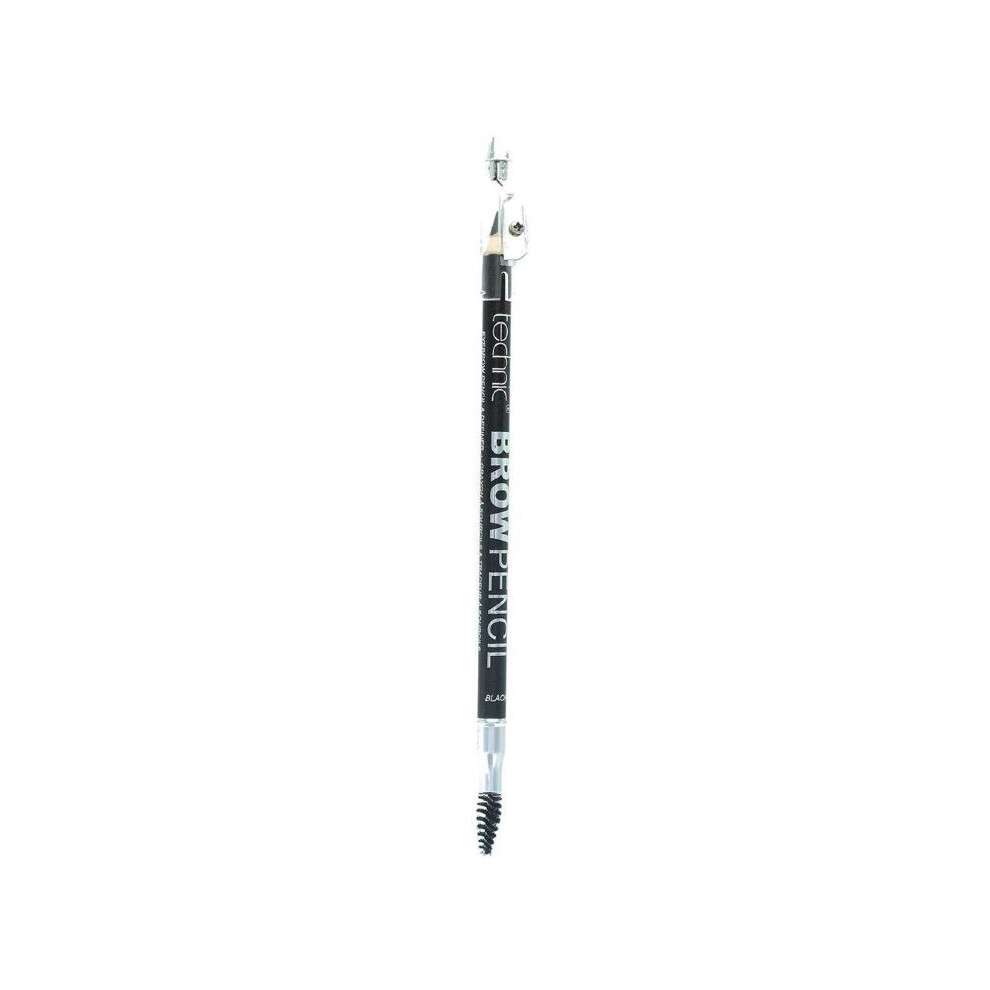 Technic Eyebow Pen with Sharpener & Brush- Black