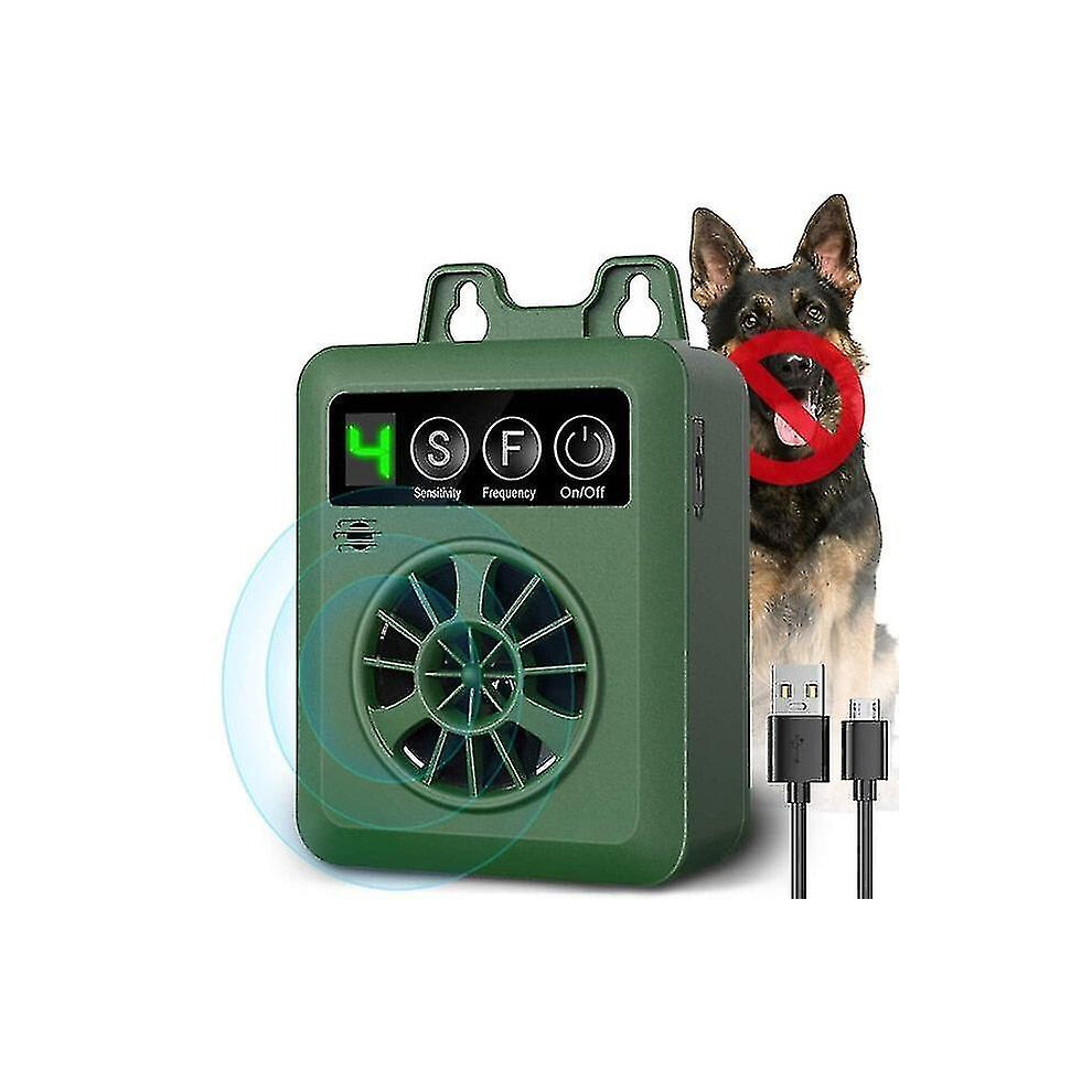 Safe Ultrasonic Dog Bark Deterrent Device Outdoor Anti Barking Dog Sonic Bark Deterrents Silencer