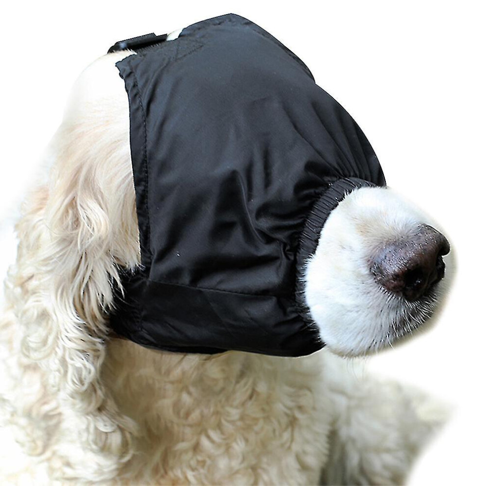 Dog Calming Cap Eye Mask, Pet Anxiety Mask, Nylon Shading Cat Collar Muzzle For Grooming Anti Car Sicknessdog Anxiety Muzzle Pet Calming Cap Eye Mask