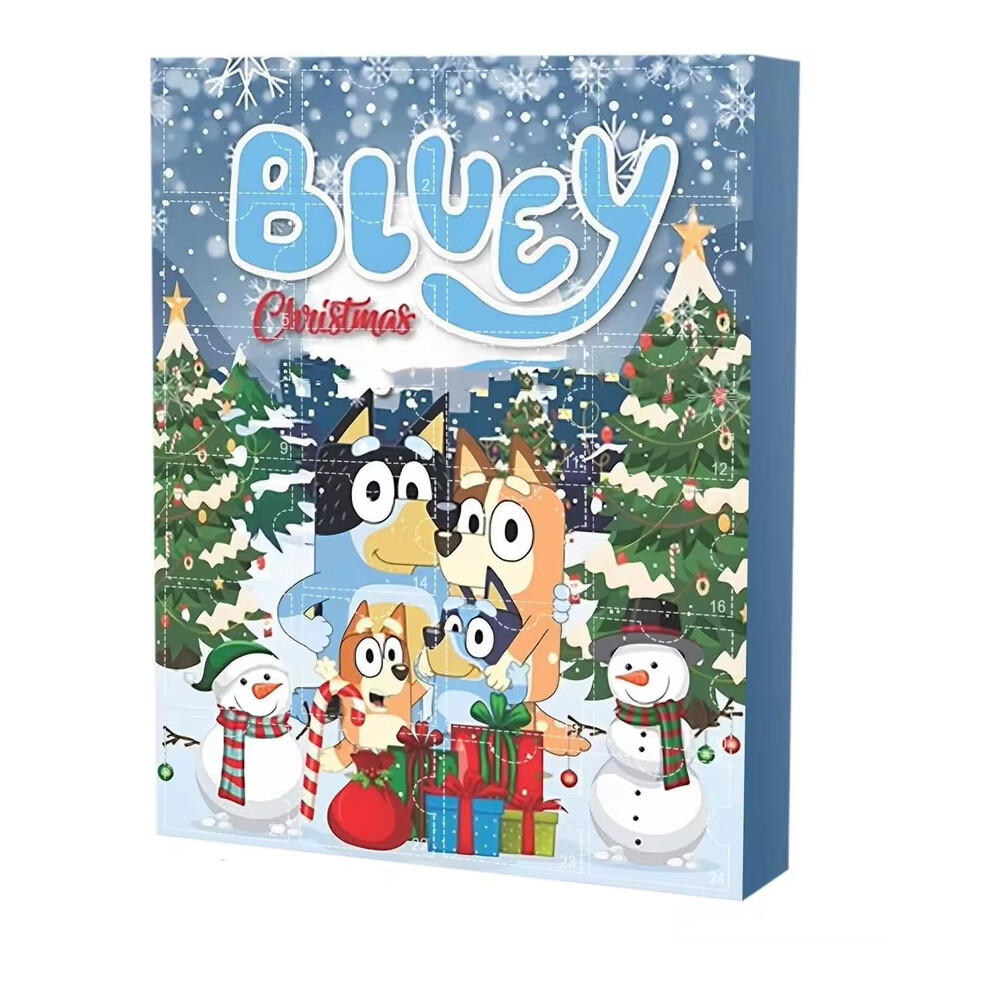 (Bluey Advent Calendar C) Christmas Bluey Advent Calendar Contains 24 Gifts Christmas Countdown Calendar