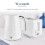 Swan Swan Windsor White Kettle 2 Slice Toaster & 800W Digital Microwave Set 2