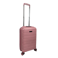 (Pink, Small 20") Hampton&Stewart PP 8 Wheel Hard Shell Suitcase