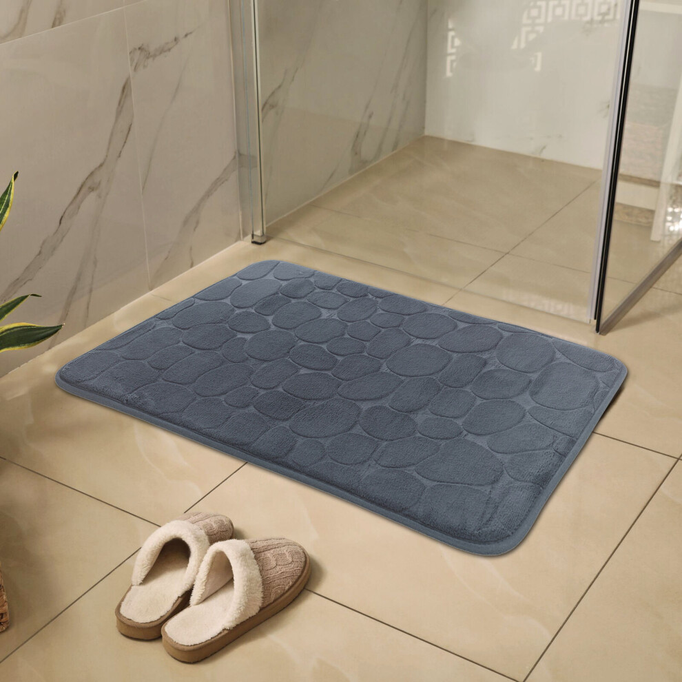 Washable Memory Foam Absorbent Bath Shower Mat Large Bathroom Non-Slip Soft