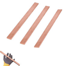 (4x20x250mm) 1pc 99.9% Pure Red Copper Flat Metal Plate Thickness 1/1.5/2/3/4/5mm T2 Copper Strip Copper Plate Diy Material