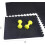 BalanceFrom Interlocking Puzzle Exercise Mat EVA Foam 1/2 thick 48 sq ft - Black 3