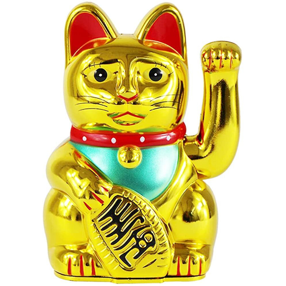 Lucky Cat Waving Cat Lucky Charm Chinese Lucky Cat Fengshui Decorative Figure